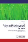 Cover: Testing and Development of Evapotranspiration Models for India - LAP Lambert Academic Publishing
