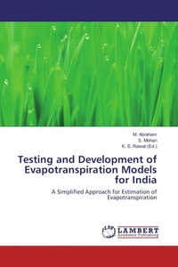 Enlarge image Cover: Testing and Development of Evapotranspiration Models for India - LAP Lambert Academic Publishing