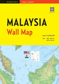 Abbildung von: Malaysia Wall Map - Periplus Editions