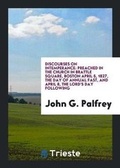 Cover: Discourses on Intemperance - Trieste Publishing