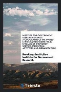 Abbildung von: Institute for Government Research - Trieste Publishing
