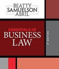 Abbildung von: Essentials of Business Law - South-Western College Publishing