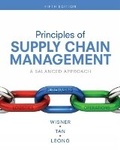 Cover: Principles of Supply Chain Management: A Balanced Approach, 5th edition - South-Western College Publishing