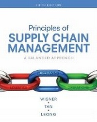 Enlarge image Cover: Principles of Supply Chain Management: A Balanced Approach, 5th edition - South-Western College Publishing