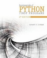 Enlarge image Cover: Fundamentals of Python - Course Technology Inc