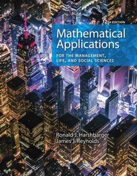 Abbildung von: Mathematical Applications for the Management, Life, and Social Sciences - Brooks/Cole