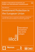 Cover: Investment Protection in the European Union - Facultas