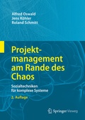 Cover: Projektmanagement am Rande des Chaos - Springer Vieweg