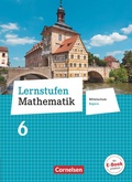 Cover: Lernstufen Mathematik - Mittelschule Bayern 2017 - 6. Jahrgangsstufe - Cornelsen Verlag