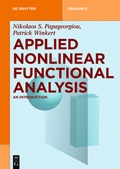 Cover: Applied Nonlinear Functional Analysis - De Gruyter