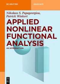 Enlarge image Cover: Applied Nonlinear Functional Analysis - De Gruyter