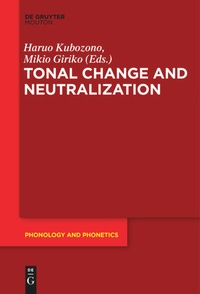 Enlarge image Cover: Tonal Change and Neutralization - De Gruyter Mouton