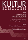 Cover: Geschichte der Soziologie - WeltTrends