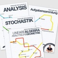 Cover: Mathematik Abitur Lernhefte Set inkl. Aufgabensammlung - StudyHelp Verlag