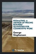 Cover: Estimating - Trieste Publishing