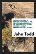 Cover: The Pulpit Tested - Trieste Publishing