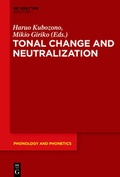 Cover: Tonal Change and Neutralization - De Gruyter Mouton
