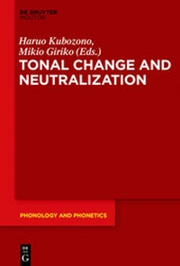 Enlarge image Cover: Tonal Change and Neutralization - De Gruyter Mouton