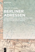 Cover: Berliner Adressen - De Gruyter