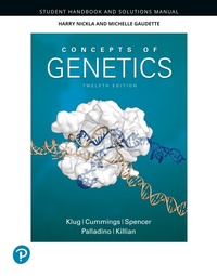 Enlarge image Cover: Student Handbook and Solutions Manual for Concepts of Genetics - Pearson