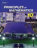Cover: Principles of Mathematics 10 Student Book & Online PDFS - Nelson Canada