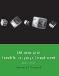 Cover: Children with Specific Language Impairment - MIT Press