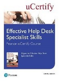 Abbildung von: Effective Help Desk Specialist Skills Pearson uCertify Course Student Access Card - Pearson It Certification