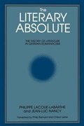Cover: The Literary Absolute - State University of New York Press