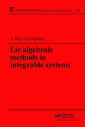 Cover: Lie Algebraic Methods in Integrable Systems - CRC Press