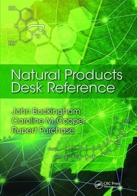 Enlarge image Cover: Natural Products Desk Reference - CRC Press
