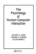 Cover: The Psychology of Human-Computer Interaction - CRC Press