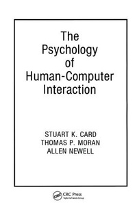 Enlarge image Cover: The Psychology of Human-Computer Interaction - CRC Press