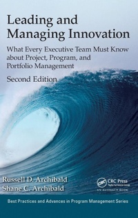 Enlarge image Cover: Leading and Managing Innovation - CRC Press