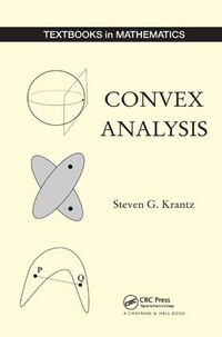 Enlarge image Cover: Convex Analysis - CRC Press