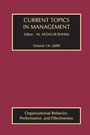 Cover: Current Topics in Management - Routledge