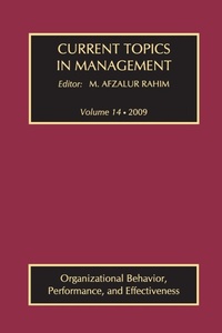 Enlarge image Cover: Current Topics in Management - Routledge