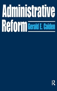 Enlarge image Cover: Administrative Reform - Routledge
