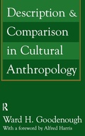 Cover: Description and Comparison in Cultural Anthropology - Routledge