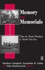 Cover: Memory and Memorials - Routledge