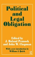 Cover: Political and Legal Obligation - Routledge