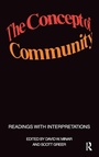Cover: The Concept of Community - Routledge