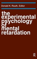 Bild: The Experimental Psychology of Mental Retardation - Routledge