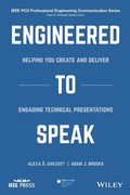 Cover: Engineered to Speak - Wiley-IEEE Press