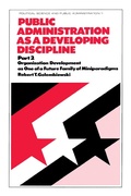 Cover: Public Administration as a Developing Discipline - Routledge