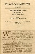 Cover: Commentaries on the Constitution Vol 2 - University of Wisconsin Press