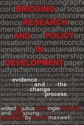 Cover: Bridging Research and Policy in Development - Practical Action Publishing