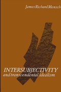 Cover: Intersubjectivity and Transcendental Idealism - State University of New York Press