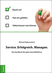 Abbildung von: Service. Erfolgreich. Managen. - Tectum Wissenschaftsverlag