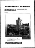 Cover: Wissenschaftliche Mittteilungen aus dem Institut f&uuml;r Meteorologie der Universit&auml;t Leipzig - Universit&auml;t Leipzig. LIM - Leipziger Institut f&uuml;r Meteorologie