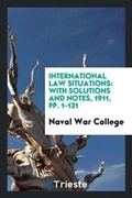 Cover: International Law Situations - Trieste Publishing